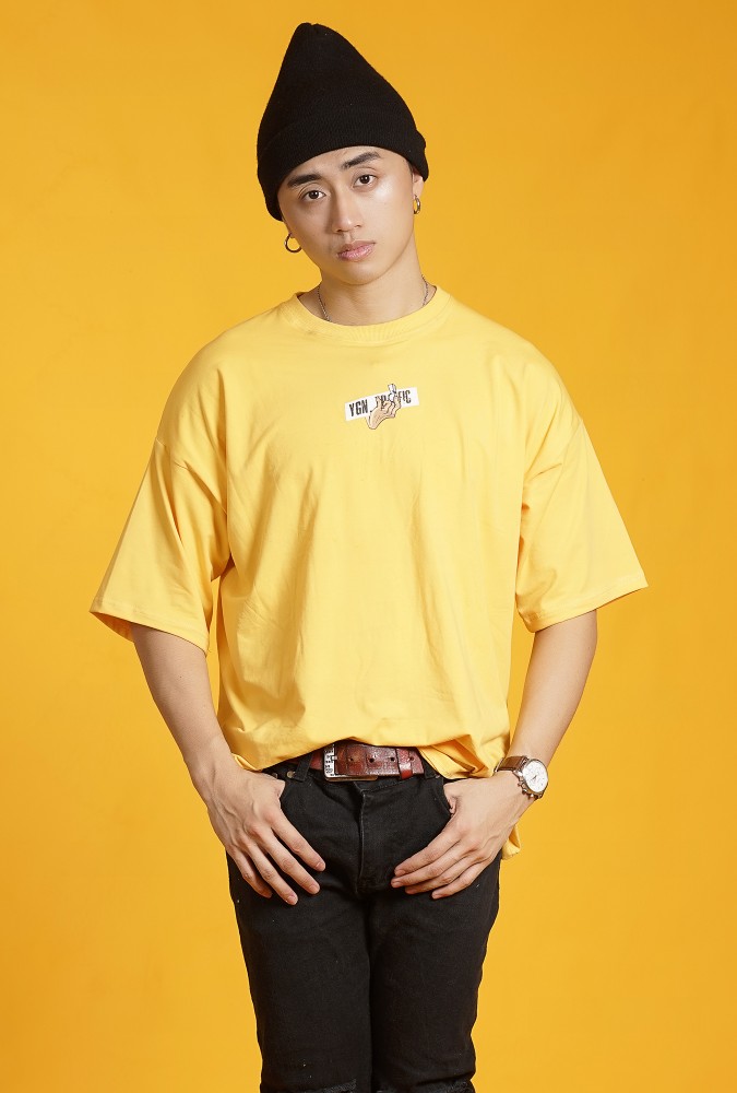 Ygn Traffic Police Oversized T-Shirt Boy (Yellow)